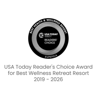 USA Today 10Best Readers' Choice Award, Best Wellness Retreat Resort, 2019 to 2026
