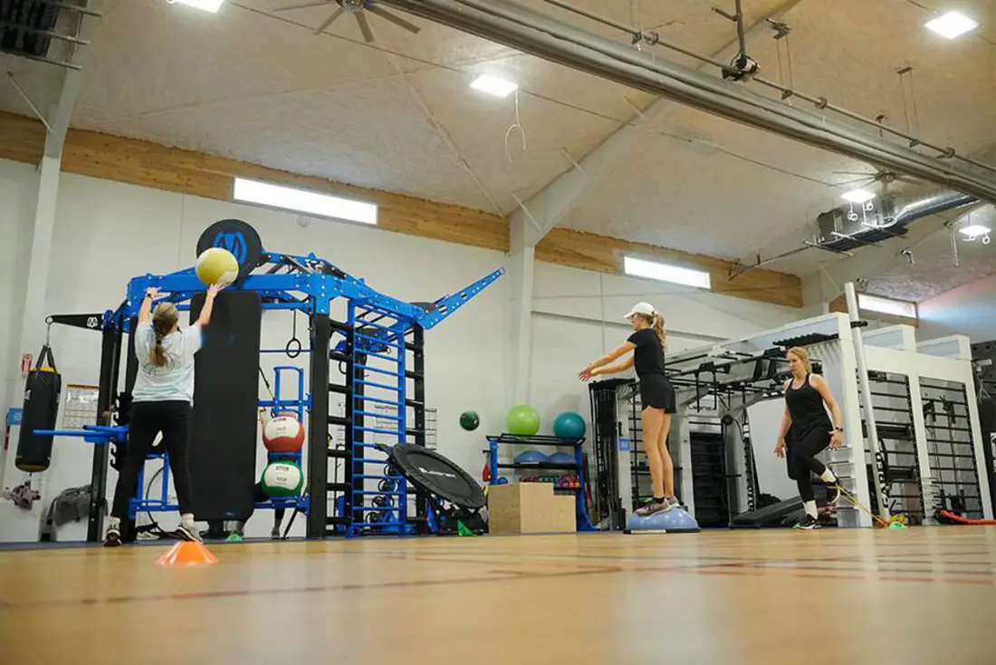Guests training in the Eupepsia functional gym